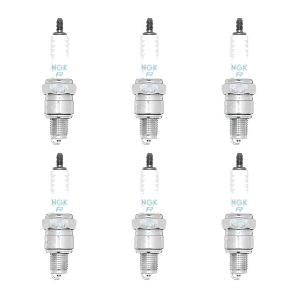 6 Spark Plugs with flat seal seat NGK Quick for YAMAHA and others