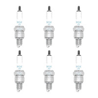 6 Spark Plugs with flat seal seat NGK Quick for YAMAHA...