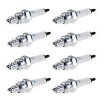 8 Spark Plugs with flat seal seat NGK IAM expertise for...