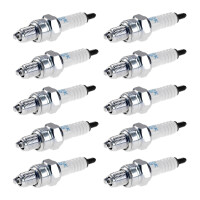 10 Spark Plugs with flat seal seat NGK IAM expertise for...