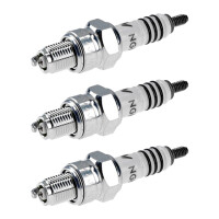 3 Spark Plugs with flat seat NGK IAM-Expertise Iridium IX...