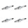 4 Spark Plugs fixed SAE connection NGK IAM expertise for CITROËN and others