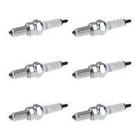 6 Spark Plugs with flat seal seat NGK IAM expertise for...