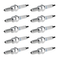 10 Spark Plugs with flat seal seat NGK IAM expertise for...