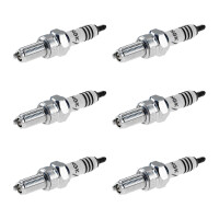 6 Spark Plugs with flat seat NGK Iridium IX for FERRARI...