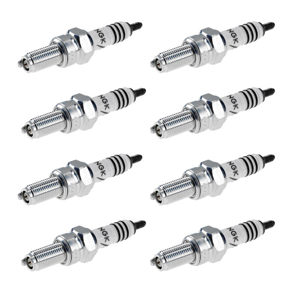 8 Spark Plugs with flat seat NGK Iridium IX for FERRARI F40 and others