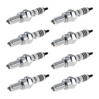 8 Spark Plugs with flat seat NGK Iridium IX for FERRARI...