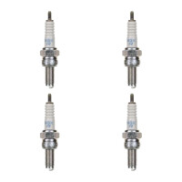 4 Spark Plugs with flat seal seat NGK IAM expertise for...