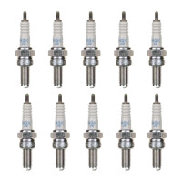 10 Spark Plugs with flat seal seat NGK IAM expertise for...