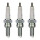 3 Spark Plugs with flat seal seat NGK IAM expertise for YAMAHA and others