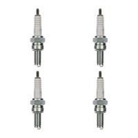 4 Spark Plugs with flat seal seat NGK IAM expertise for...
