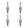 4 Spark Plugs with flat seal seat NGK IAM expertise for YAMAHA and others
