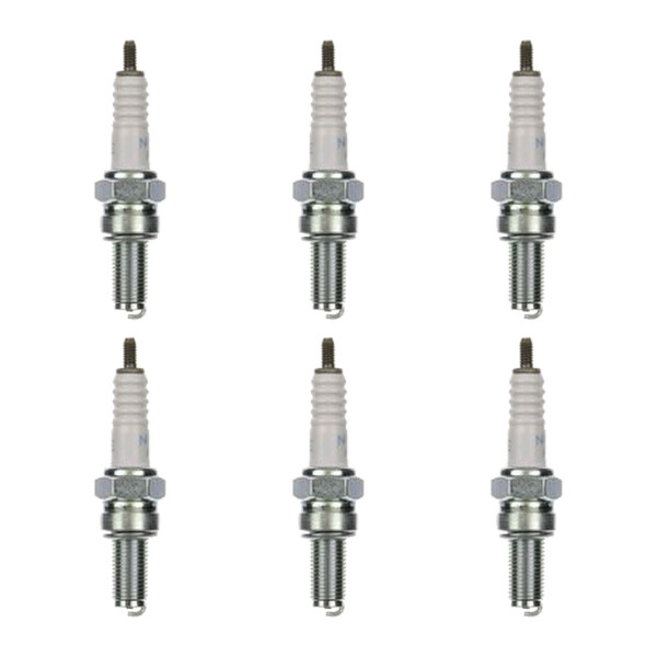6 Spark Plugs with flat seal seat NGK IAM expertise for YAMAHA and others
