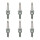 6 Spark Plugs with flat seal seat NGK IAM expertise for YAMAHA and others