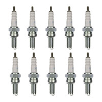 10 Spark Plugs with flat seal seat NGK IAM expertise for...