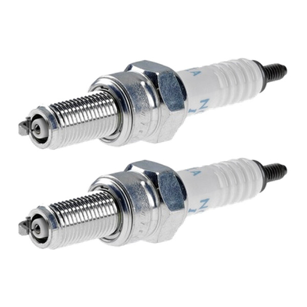 2 Spark Plugs with flat seal seat NGK aftermarket expertise for SUZUKI