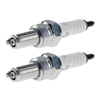 2 Spark Plugs with flat seal seat NGK aftermarket...