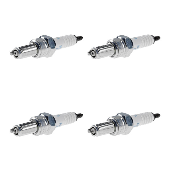 4 Spark Plugs with flat seal seat NGK aftermarket expertise for SUZUKI