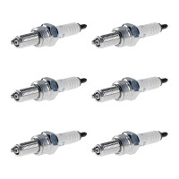 6 Spark Plugs with flat seal seat NGK aftermarket...