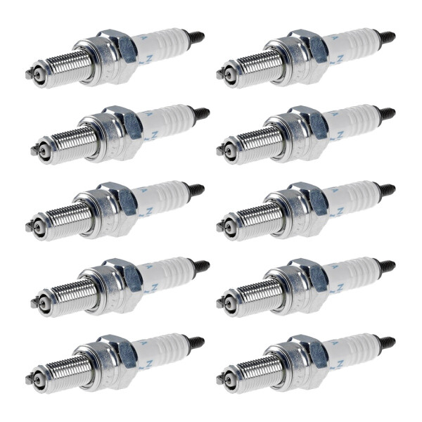 10 Spark Plugs with flat seal seat NGK aftermarket expertise for SUZUKI