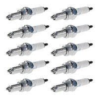 10 Spark Plugs with flat seal seat NGK aftermarket...