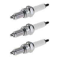 3 Spark Plugs with flat seal seat NGK IAM expertise for...