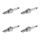 4 Spark Plugs with flat seal seat NGK IAM expertise for YAMAHA and others
