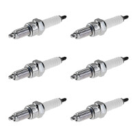 6 Spark Plugs with flat seal seat NGK IAM expertise for...