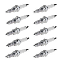 10 Spark Plugs with flat seal seat NGK IAM expertise for...