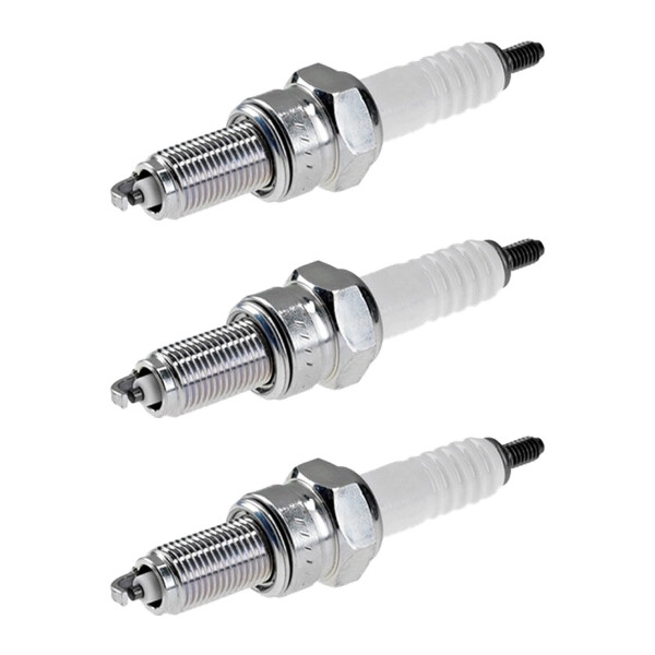 3 Spark Plugs with flat seal seat NGK IAM expertise for YAMAHA and others