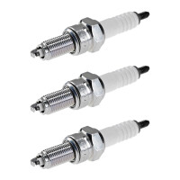 3 Spark Plugs with flat seal seat NGK IAM expertise for...