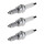 3 Spark Plugs with flat seal seat NGK IAM expertise for YAMAHA and others