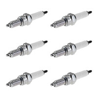 6 Spark Plugs with flat seal seat NGK IAM expertise for...