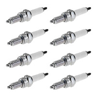 8 Spark Plugs with flat seal seat NGK IAM expertise for...