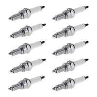 10 Spark Plugs with flat seal seat NGK IAM expertise for...