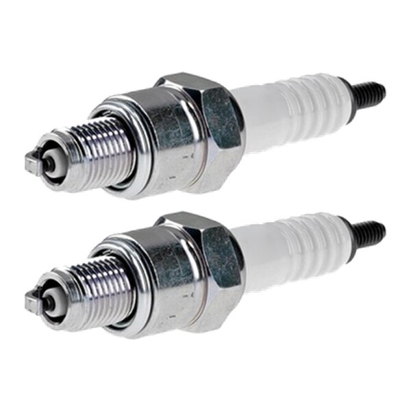 2 Spark Plugs with flat seal seat NGK aftermarket expertise for HONDA and others