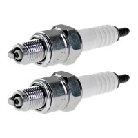 2 Spark Plugs with flat seal seat NGK aftermarket...