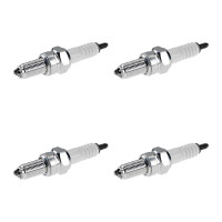 4 Spark Plugs with flat seal seat NGK IAM expertise for...