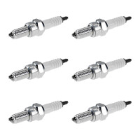 6 Spark Plugs with flat seal seat NGK IAM expertise for...
