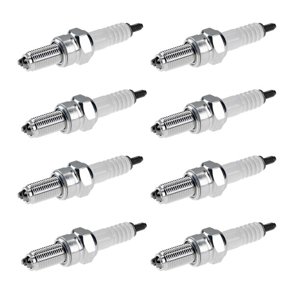 8 Spark Plugs with flat seal seat NGK IAM expertise for YAMAHA and others