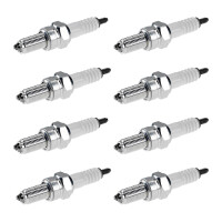 8 Spark Plugs with flat seal seat NGK IAM expertise for...