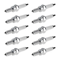 10 Spark Plugs with flat seal seat NGK IAM expertise for...