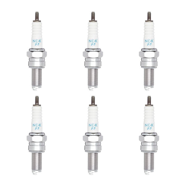 6 Spark Plugs with flat seal seat NGK aftermarket expertise for SUZUKI