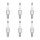 6 Spark Plugs with flat seal seat NGK aftermarket expertise for SUZUKI