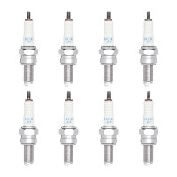 8 Spark Plugs with flat seal seat NGK aftermarket...