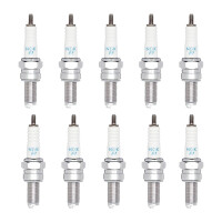 10 Spark Plugs with flat seal seat NGK aftermarket...