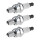 3 Spark Plugs fixed SAE connection NGK IAM expertise for various vehicles
