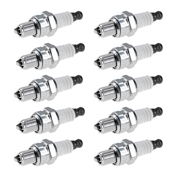 10 Spark Plugs fixed SAE connection NGK IAM expertise for various vehicles