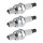 3 Spark Plugs fixed SAE connection NGK IAM expertise for various vehicles