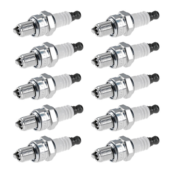 10 Spark Plugs fixed SAE connection NGK IAM expertise for various vehicles